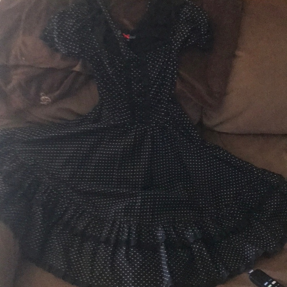 Very fun black dress.